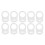 10 Pcs Button Silicone Ring Pacifier Holder Mannequin Adapter Transparent 1