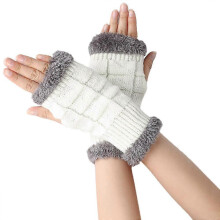 Fingerless Gloves For Women - Arm Wrist Warmers, Ladies Winter Cashmere Arm Fingerless Gloves Mittens Wrists Knitted Warmers With Thumb Hole For Women