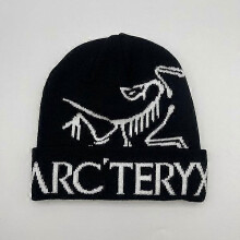(Light gray) Arc'teryx Bird Word Toque Gray Void Wool Beanie Unisex Warm Winter Light gray