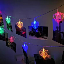 59 inch fotoclip lichtslinger, 10 LED-lichtjes op batterijen