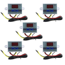 5 Stück 110-220 V AC Digitaler LED-Temperaturregler XH-W3001 für Inkubator-Kühl-/Heizschalter T