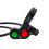 Motorcycle Handlebar Switch Waterproof Bike Scooter Horn Turn Light Horn Switch On/off Push Button Switch(black)(1pcs) 1