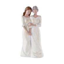 Set di statuette di sorelle girasoli dipinte a mano
