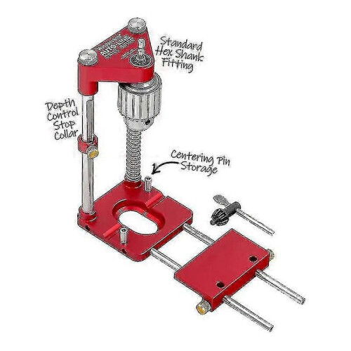 Drill Stand, Hexagonal Drive/movable Drill Stand For Cordless Screwdriver And Drill, For Surfaces And Round Workpieces