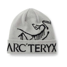 (Black) Arc'teryx Bird Word Toque Gray Void Wool Beanie Unisex Warm Winter Light gray