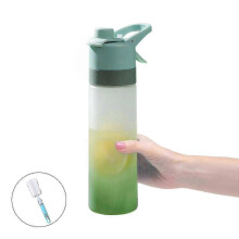 650ml Portable Water Bottle with Spray Outdoor Sports and Fitness - 25-26