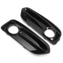 Pair Car Front Bumper Fog Light Grilles For Bmw 1 Series F20 F21 Sport 2015-2018 51117371667 51117371668 Fog Lamp Grille Cover