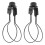Black Iron Lamp Shade Clip Adapter for Bulbs 4