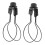 Black Iron Lamp Shade Clip Adapter for Bulbs 5