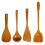 Tacar Spatula Cistine Adhmaid 4 phíosa 1
