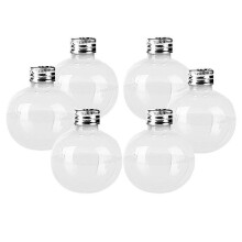 6 Pack Booze Filled Christmas Tree Ornaments Water Bottle Milk Juice Bulbs Cup