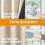 Blackout Thermal Curtains with Grommets, White, 2 Panels, 5