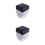 Solar Led Fence Post Cap For Garden, Solar Post Lights(2pcs, Black) 1