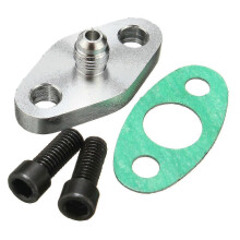 Guarnizione flangia di ingresso linea di alimentazione olio turbo 4AN Adattatore raccordo 4AN per T3 T4 T04E GT40R GT42 GT42R GT42RS