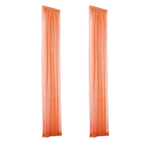 Skira gardiner polyester 79x80 cm med stångficka 2-pack