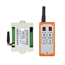 315 MHz/433 MHz Fernbedienung für LED-Motor 12 V–48 V, universeller Empfänger und Sender