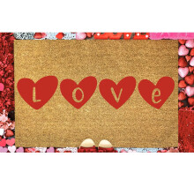 Valentinsdagsdørmatte 16 x 24 tommer polyester