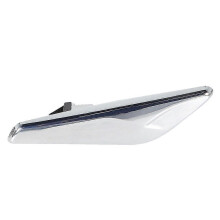 For -BMW X3 X4 F25 F26 2013-2017 Front Right Side Chrome Fender Trim Finisher Marker Turn Signal Li