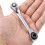 Mini 1/4inch Double Ended Quick Socket Ratchet Wrench Rod Screwdriver Bit Tool 1