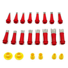 22-teiliges Set Edelstahl-Düsenapplikatoren für Fugenmasse, Silikon und Dichtstoffe – das perfekte Geschenk