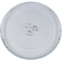 Plateau tournant universel pour micro-ondes, plateau en verre avec 3 fixations, 245 mm Z