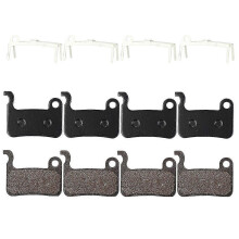 4 pares de pastillas de freno de disco de resina para bicicleta Deore M596 M595 M535 M665 M775/776/765 /R M975 M966 M965