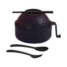 Juego de cuencos para ramen con drenaje, aptos para microondas, 3 piezas