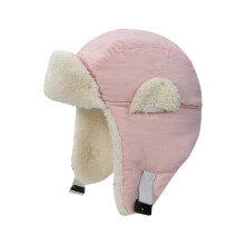 (XL, Pink) Stylish Baby Hat Autumn Winter Warm Pilot Bonnet Caps Solid Color Earflap Bonnet Windproof Warm Headwear Unisex Pink S