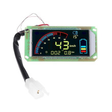48V 60V 72V Farbdisplay-Tachometer Motorrad LED-Geschwindigkeitsmesser Industriell