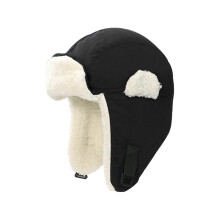 (XL, Black) Stylish Baby Hat Autumn Winter Warm Pilot Bonnet Caps Solid Color Earflap Bonnet Windproof Warm Headwear Unisex Pink S