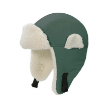 (M, Army Green) Stylish Baby Hat Autumn Winter Warm Pilot Bonnet Caps Solid Color Earflap Bonnet Windproof Warm Headwear Unisex Pink S