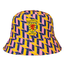 (S/M, Multi 90 Third) Scotland Bucket Hat SFA Embroidered Crest Official Football Gift