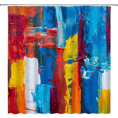 Weihnachtlicher Duschvorhang aus Polyester, 152 x 183 cm