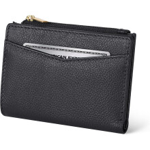 Nappa Leather Tri-Fold Wallet for Women