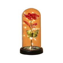 Galaxy Rose üvegbúrás lámpa ajándékba - 1 db