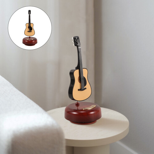 Guitarformet spilledåse, ABS, 21,5 cm