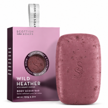 Scottish Wild Organic Heather Body Scrub Bar 150g