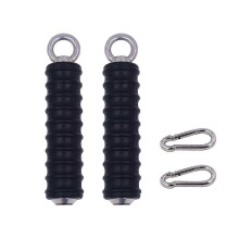 2 stuks push-down handgrepen voor triceps- en pull-up oefeningen, geschikt voor kabelmachine.