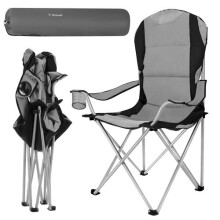 Klappbarer Angelstuhl, Tragkraft 120 kg, Armlehnen, Schutzhülle