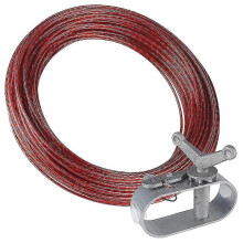 45M Swimming Pool Cover Cable & Winch Kit,Pool Cover Cable and Ratchet for Swimming Pool Covers,45M