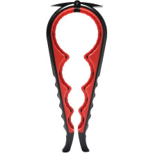 Jar Opener Can Opener Bottle Opener For Senior, Arthritis Hands And Anyone With Low Strength, Arthritis Jar Opener Get Lids Off Easily(black And Red)1