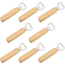 8-teiliger Flaschenöffner mit Holzgriff, Flaschenöffner mit Holzgriff, Bierflaschenöffner