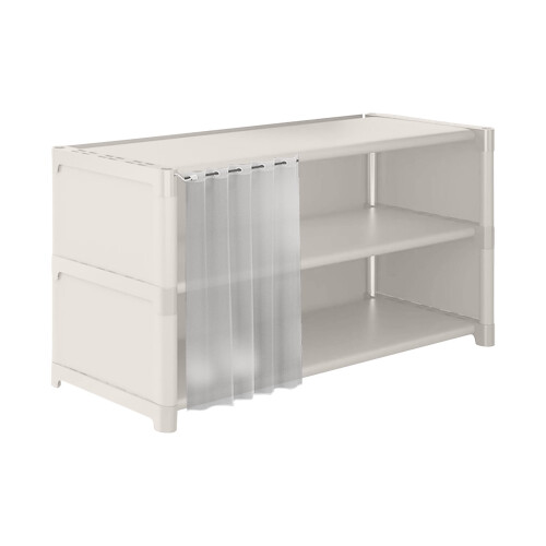 3-Tier Shoe Rack for Dormitory Under Bed 56.5x30x38 cm 1