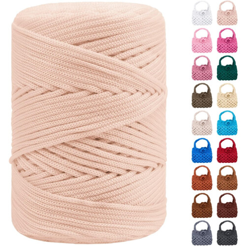 Polyester-Makramee-Kordel, 3 mm x 170 m