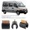 4 Stück E-Track-Werkzeughalter, Metall, Schwarz, L 7