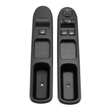 Compatible con Peugeot 207 Juego de interruptores de control de ventanas 6554QC 6490HQ 6554HJ 2 piezas