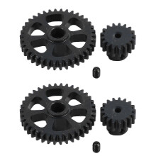 2 ingranaggi di riduzione in metallo + ingranaggi motore di ricambio compatibili con A949 A959 A969 A979 K929