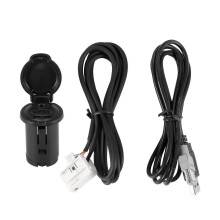 Car Stereo Male USB AUX Cable Set for 206 207 307 308 407 408 508 607 for C3 C4 C5 C6 for RD43 RD45