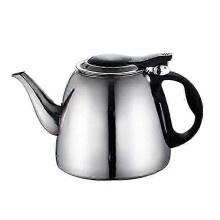 Bouilloire à induction 1,2 l en acier inoxydable à fond plat pour café