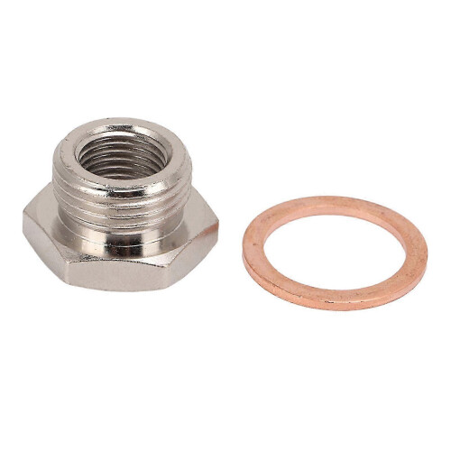 Oxygen Sensor Adapter Metal M18x1.5 M12x1.25 Thread O2 Transducer Plug Car Accessory